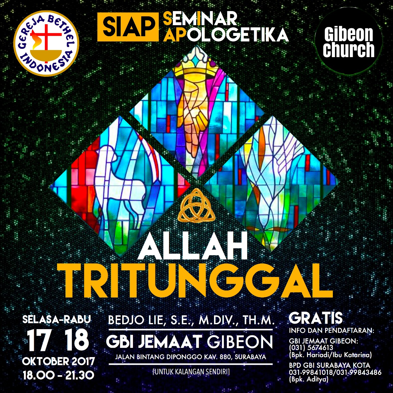 Seminar Apologetika - Allah Tritunggal - Bedjo Lie